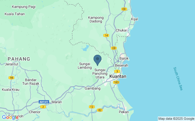 Kaart met locatie Charah grotten